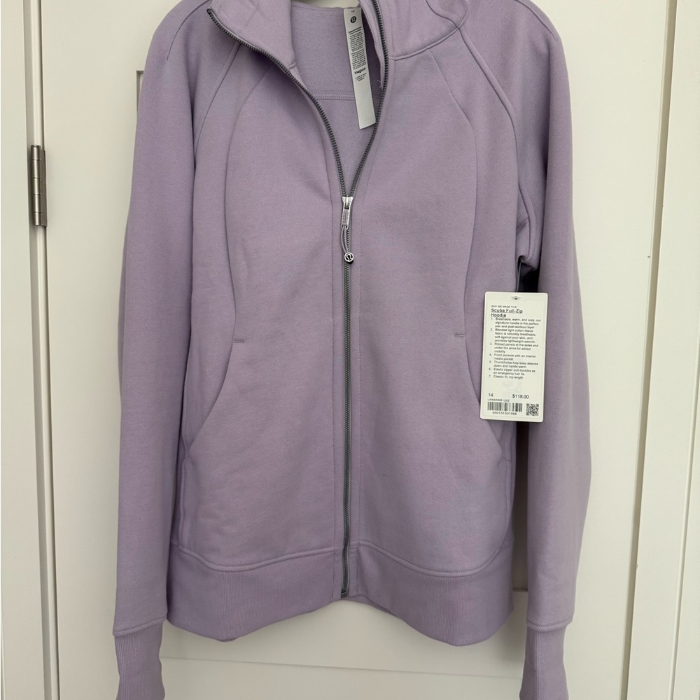 Lululemon Athletica Scuba Full-Zip Hoodie - Lavender